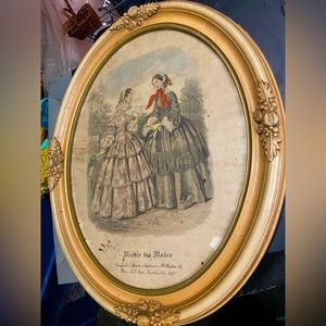 Vintage framed print